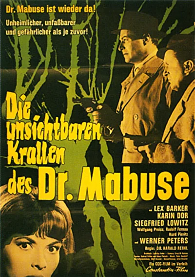 Невидимый доктор Мабузе (1962)